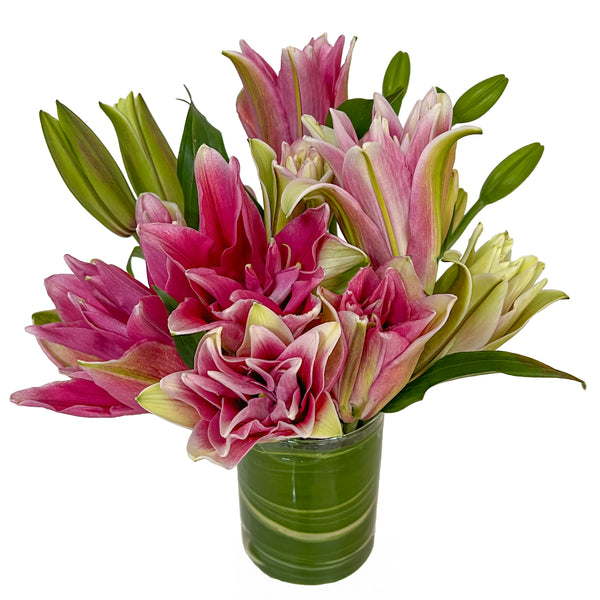 Rose Lily Flower Arrangement