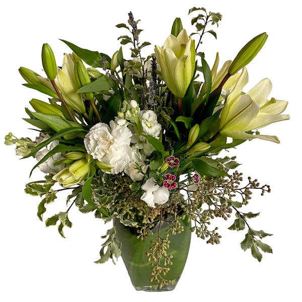 White Blossom Flower Arrangement