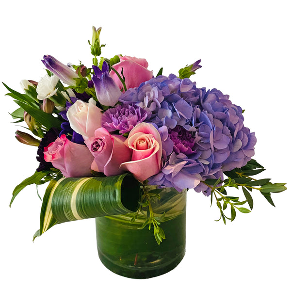 Beautiful Violets Flower Arrangement
