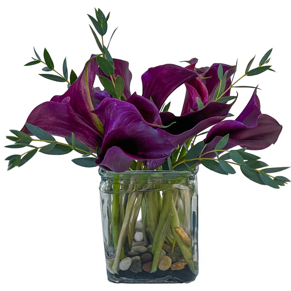 Plum Fall Flower Arrangement