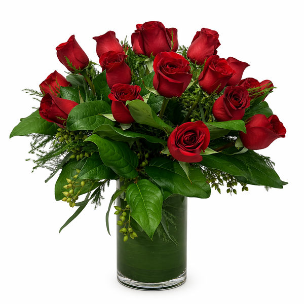Valentine Famoso 2 Dozen Roses