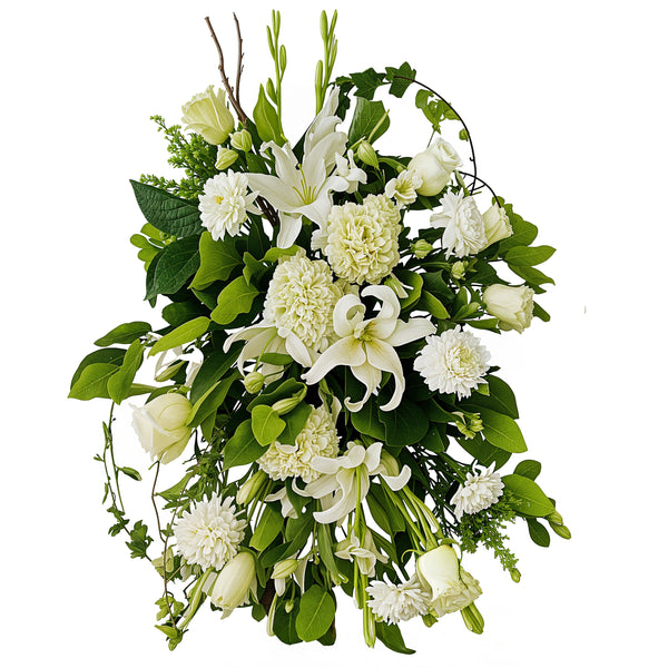 Classic White and Green Sympathy Spray