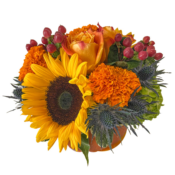 Sunny Pumpkin Centerpiece