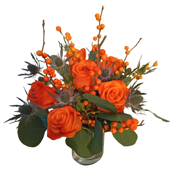Berry Orange Floral Arrangement
