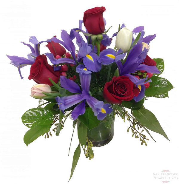 Iris Dream Flower Arrangement