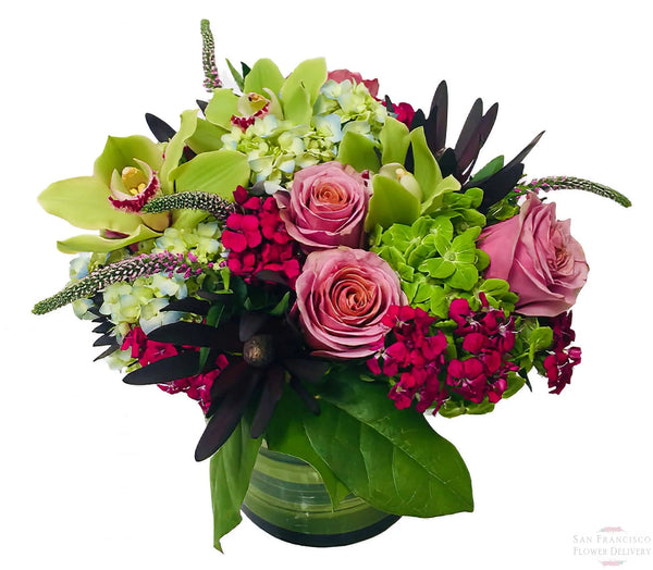 Magenta Summer Flower Arrangement