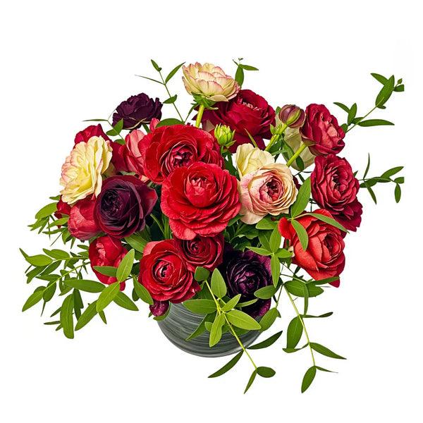 Ranunculus Heart Floral Arrangement
