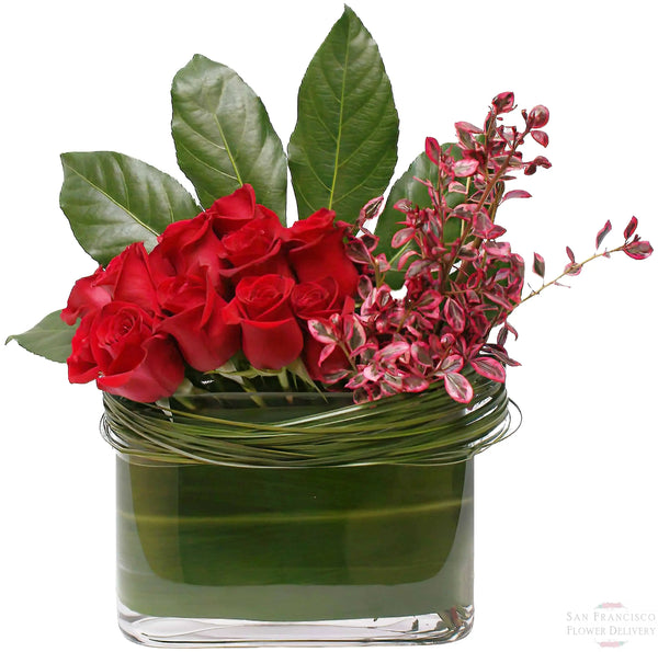 Tropical Rose Floral Arrangement