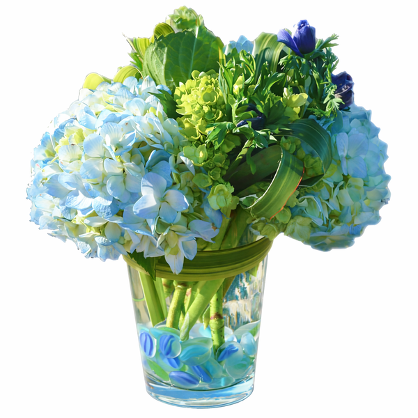 Beach Blues Flower Arrangement