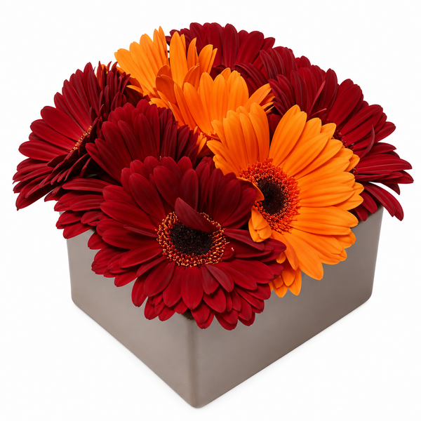 Daisies in a Row Flower Arrangement