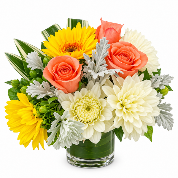 Duomo Sunset Flower Arrangement