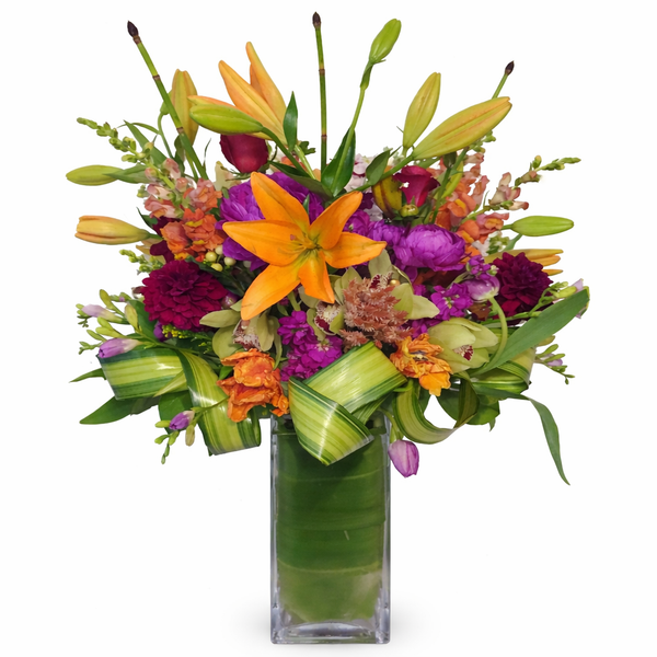 Fountain Style Mix Flower Arrangement