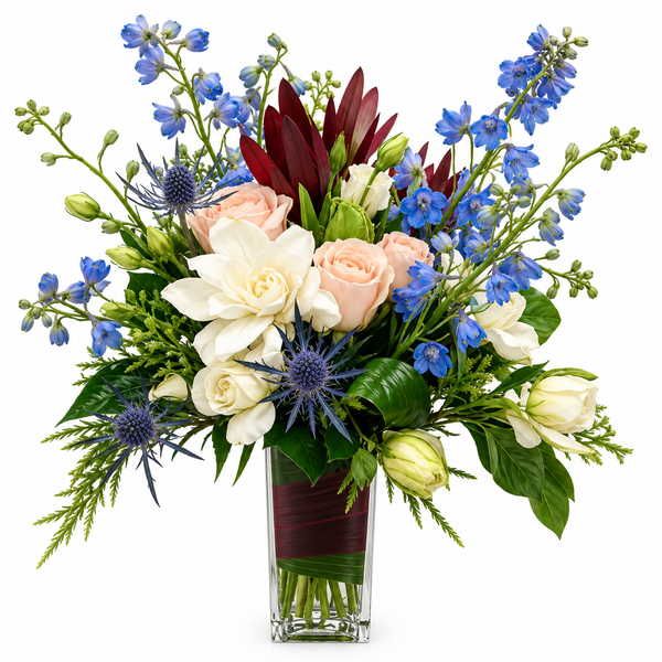 Glowing Gardenia Arrangement