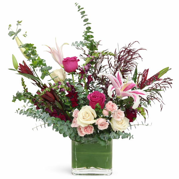 I Heart Pink Floral Arrangement