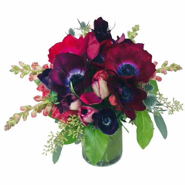 Jewel Toned Flower Arrangement