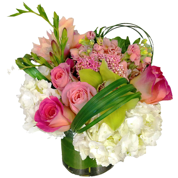 Pearly Pink Floral Arrangement