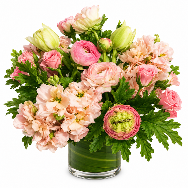 Pretty in Pink Flower Arrangement