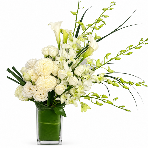 Spray of White Floral Arrangement
