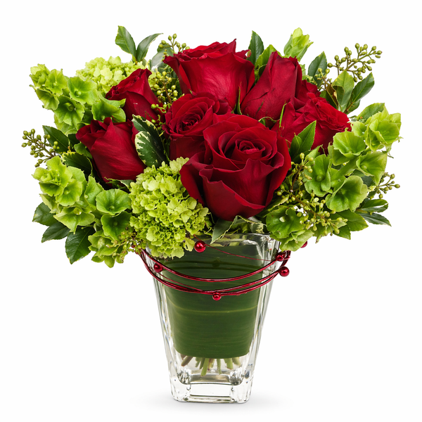 Topsy Turvy Roses Flower Arrangement
