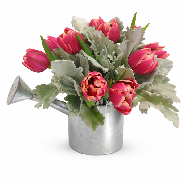 Tulip Can Flower Arrangement